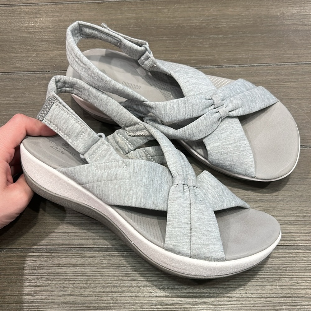 Clarks Gray Women's Sandals